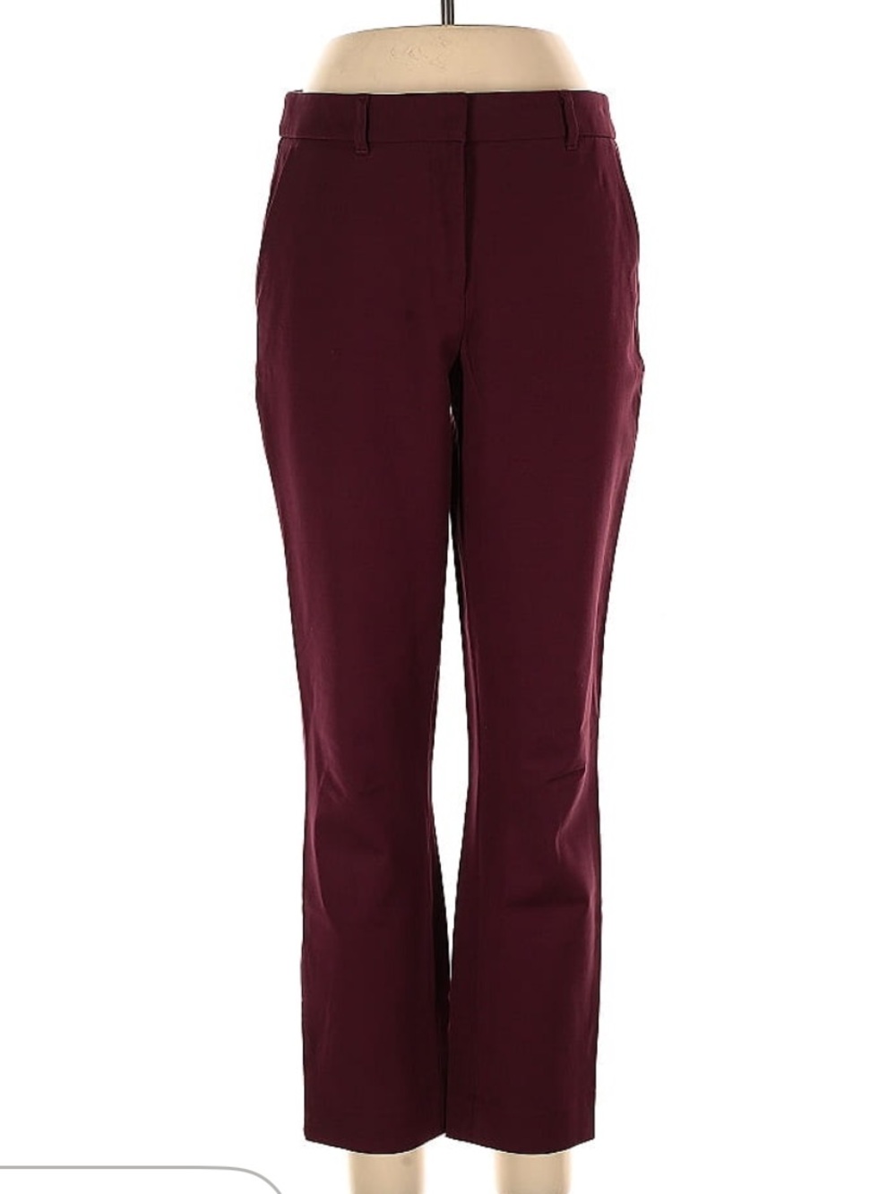 White House Black Market Women's Deep Burgundy Pants